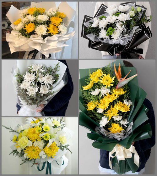 广东江门市鹤山市址山镇云新村白事花束代送